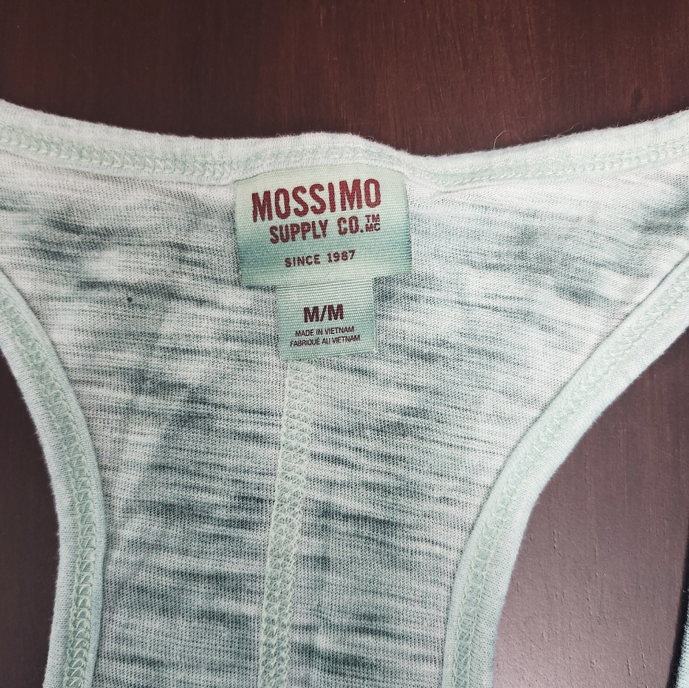 Mossimo Supply Co. Light Green / Teal Activewear Tank Top - Picture 3 of 4